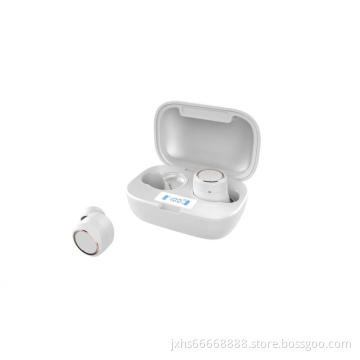 True wireless Bluetooth headset cute invisible metal